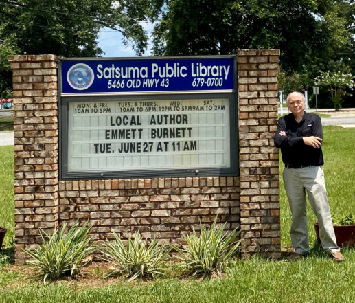 Emmett Burnett at the Satsuma Library